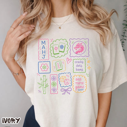 Mahjong Player Shirt Tile Game Lover Tee Mahjong Club Shirt Mahjong Game Night Gift Comfort Colors Mahjong T Shirt 1782987245754.jpg