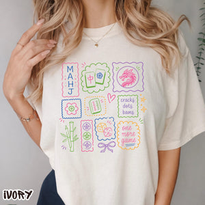 Mahjong Player Shirt Tile Game Lover Tee Mahjong Club Shirt Mahjong Game Night Gift Comfort Colors Mahjong T Shirt 1782987245754.jpg