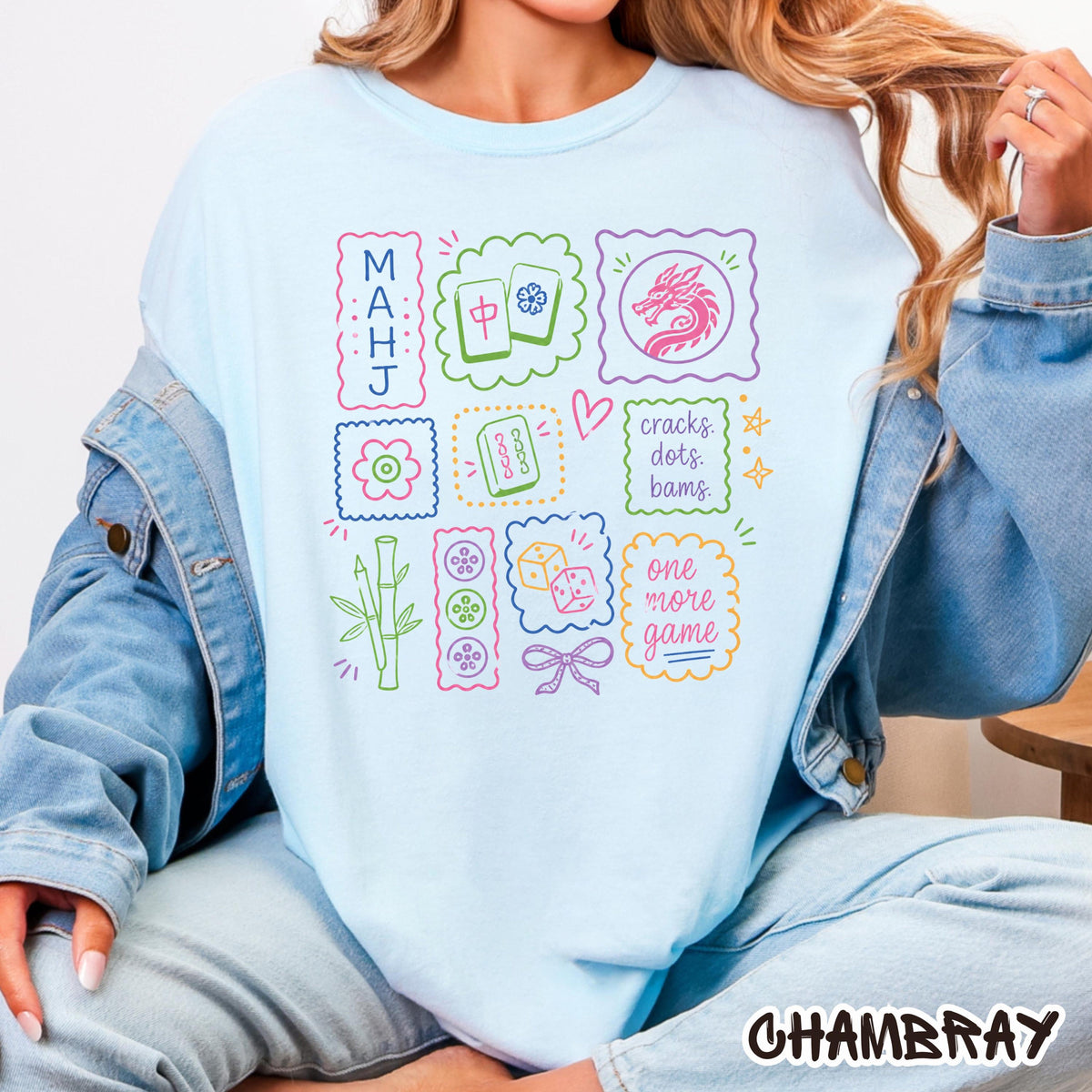 Mahjong Player Shirt Tile Game Lover Tee Mahjong Club Shirt Mahjong Game Night Gift Comfort Colors Mahjong T Shirt 1782987246464.jpg