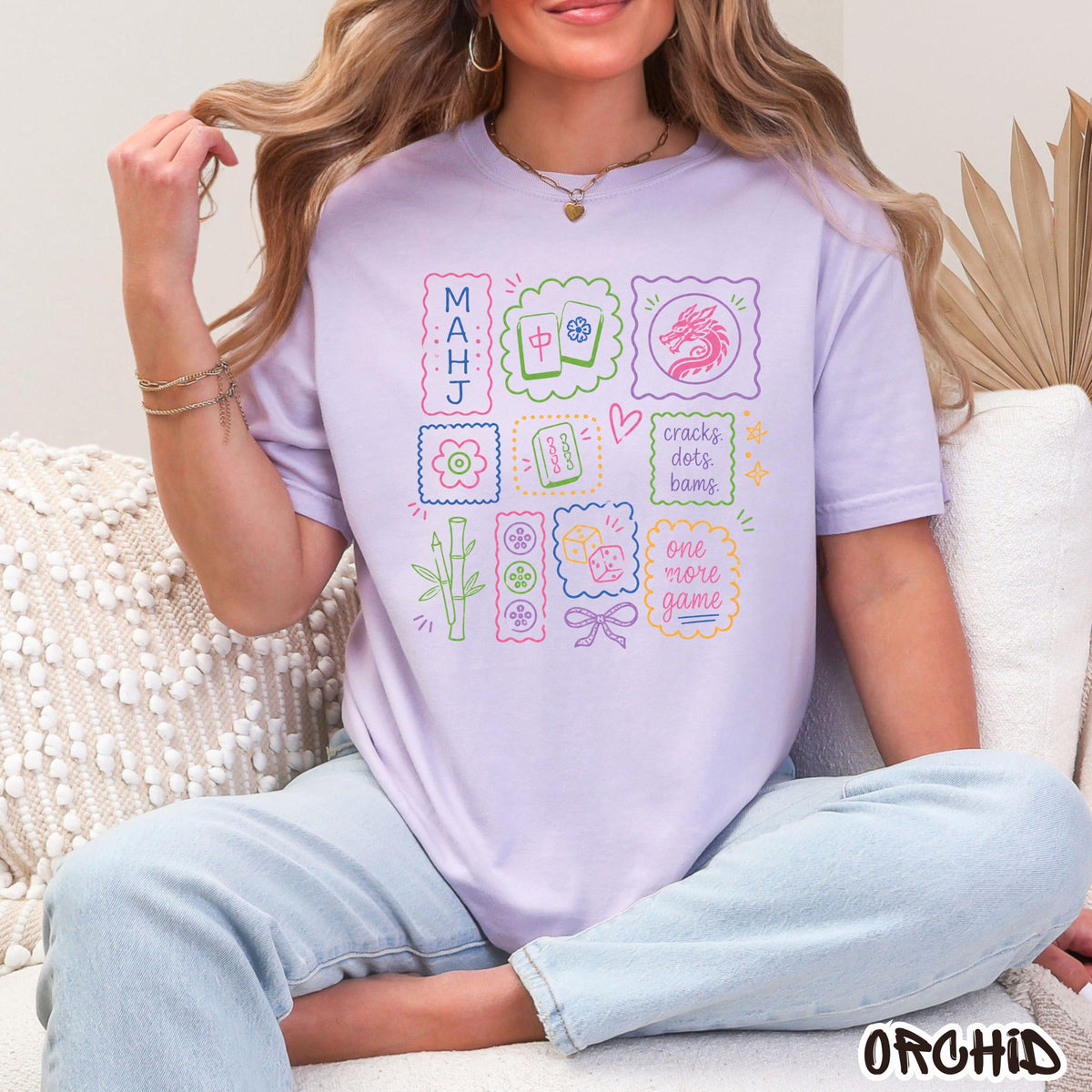 Mahjong Player Shirt Tile Game Lover Tee Mahjong Club Shirt Mahjong Game Night Gift Comfort Colors Mahjong T Shirt 1782987246498.jpg