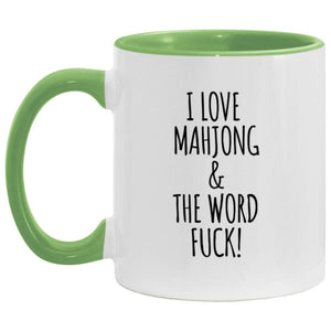 Funny Mahjong Mug I Love Mahjong  The Word F Cup Mahjong Coffee Mug With Optional Matching Coaster 1783048419410.jpg