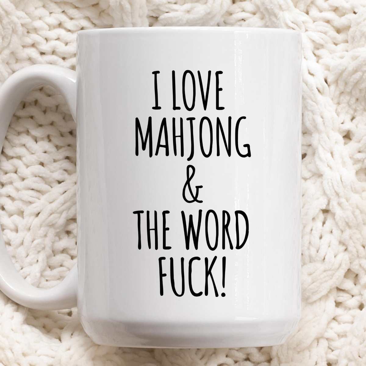 Funny Mahjong Mug I Love Mahjong  The Word F Cup Mahjong Coffee Mug With Optional Matching Coaster 1783048419503.png