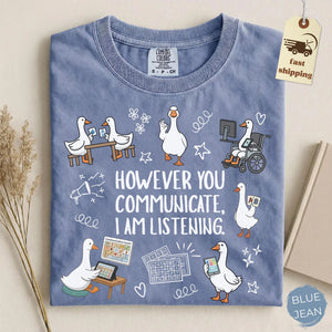 Comfort Colors Sped Teacher Goose Shirt Inclusion Aac Communications Shirt Slp Therapist Tee Special Education Educator Tshirt Bcba Shirt 1783069128410.jpg