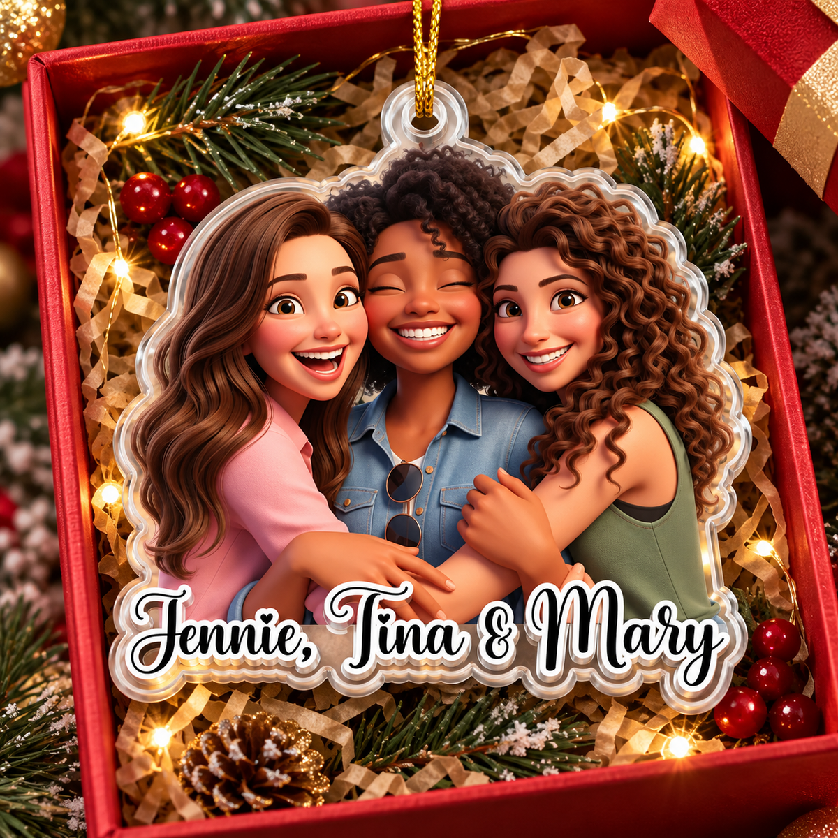 Cartoon Your Photo - Personalized  Acrylic Ornament - Christmas Gifts For Family, Friends 178fcfc9-06be-4e68-9a8f-c0b57a385fde-k-2-.png