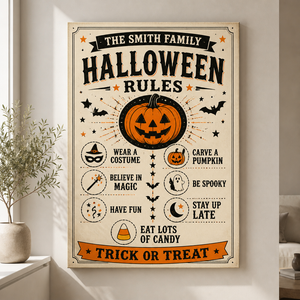Personalized Family Halloween Rules Canvas - Personalized Canvas 1797234b-42c1-4979-90c1-95a8a466c654.png