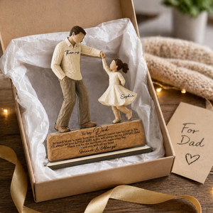 I Will Always Be Your Little Girl Father & Daughter Dancing - Personalized Wooden Plaque For Dad From Daughter