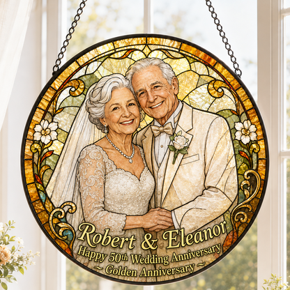 Personalized 50th Wedding Anniversary Stained Glass Suncatcher, Custom Photo Couple Gift, Golden Anniversary Keepsake for Husband Wife 17a102fc-a1fa-435e-a8d8-f5ea30dba121-Image-Aug-15-2026-10_01_56-AM-1-.png