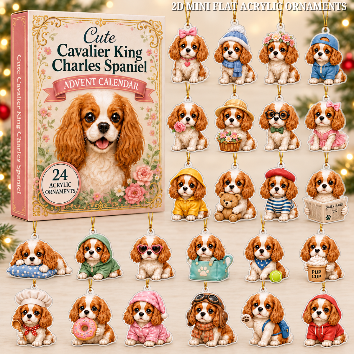 Cute Cavalier King Charles Spaniel Advent Calendar 2026 - 24-Day Festive Countdown, Acrylic Charms Blind Box - Gift For Dog Lovers 17a160fd-b62c-4f32-a9bf-0fe99796d545-cavalier-text.png
