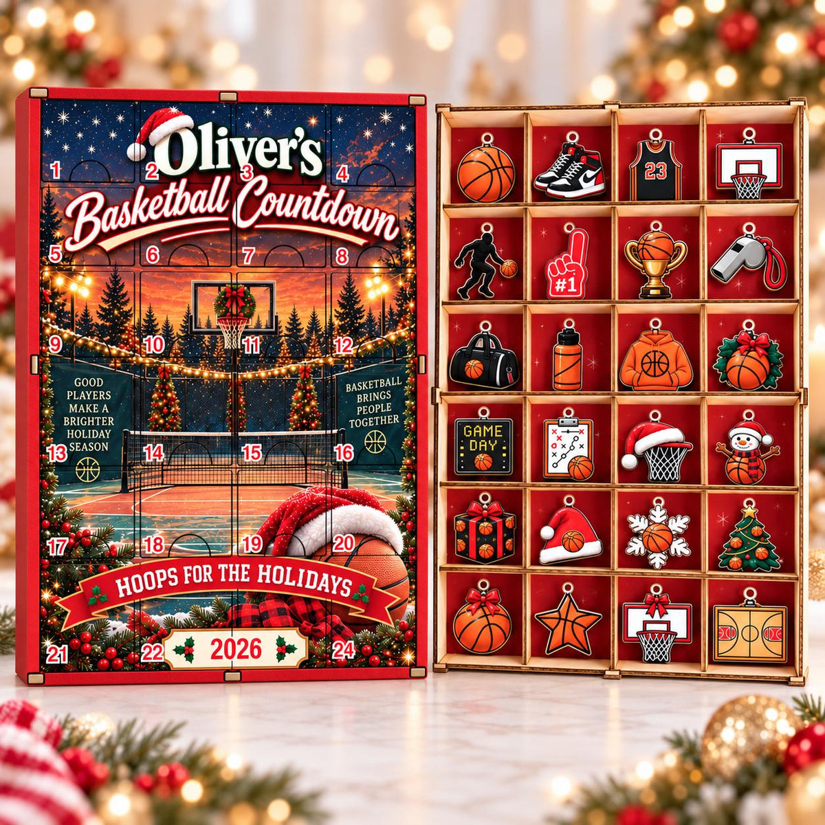 Personalized Basketball Advent Calendar, Wooden Christmas Countdown with Acrylic Charms, Custom Basketball Gift, Basketball Lover Christmas Gift 17aa85f9-5938-4e21-b53a-b40dc7cb4394-il_fullxfull.8582359604_n3en.jpg