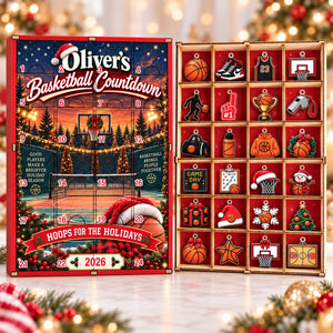 Personalized Basketball Advent Calendar, Wooden Christmas Countdown with Acrylic Charms, Custom Basketball Gift, Basketball Lover Christmas Gift 17aa85f9-5938-4e21-b53a-b40dc7cb4394-il_fullxfull.8582359604_n3en.jpg