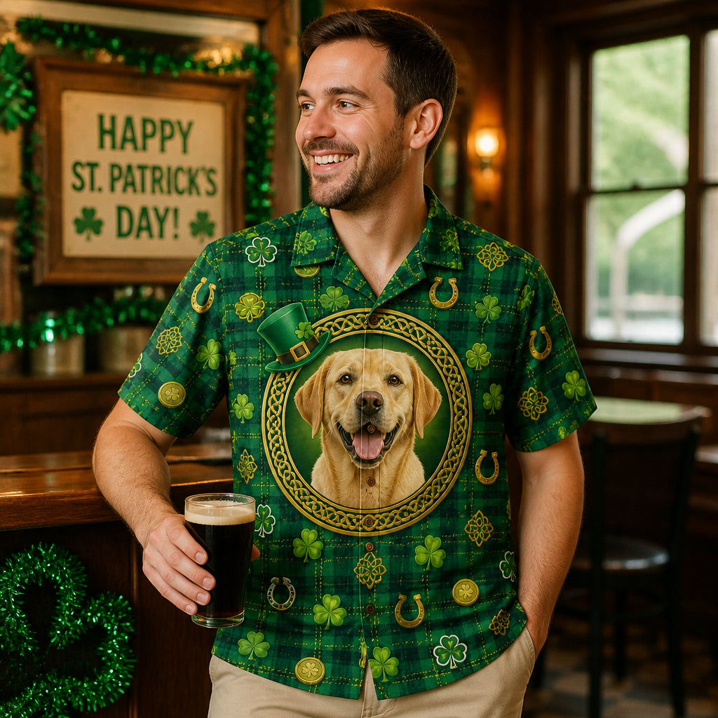 Lucky Pup St. Patrick’s Hawaiian Shirt – Upload Your Pet Photo - Personalized Hawaiian Shirt 17ba5d71-7f3d-44ad-a54c-295ea196fa67.jpg