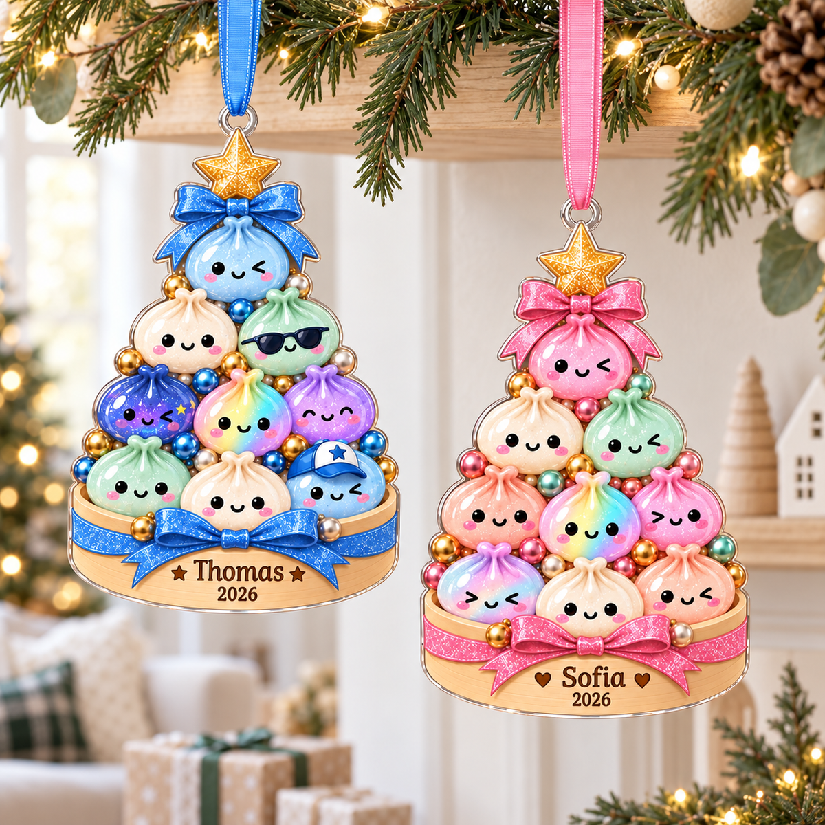 Personalized Squishy Ornament, Custom Name Christmas Ornament, Squishy Collector Gift for Kids, Cute Dumpling Ornament, Boy Girl Xmas Gift 17c5e5a4-0311-4160-80b4-387b3994366f-banner-1.png