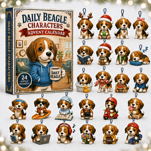 Daily Beagle Advent Calendar 2026 - 24-Day Festive Countdown, Acrylic Charms Blind Box - Gift For Dogs Lovers 17cf7bac-2f0c-417b-8513-c715a2077be2-box-charms-beagle.png