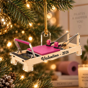 Pilates Equipment Core Studio Machine Set - Personalized Acrylic Ornament - Custom Christmas Gift for Pilates Lovers 17d11e28-1100-4e11-9948-67df3f12060a-banner-2-.webp
