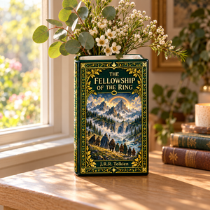 The Fellowship Of The Ring Ceramic Book Vase – Tolkien Inspired Flower Vase, Fantasy Bookshelf Decor 17f93c2b-606e-44c7-a421-6c01ac4a0eb7-the-fellowship-of-the-ring-2.png