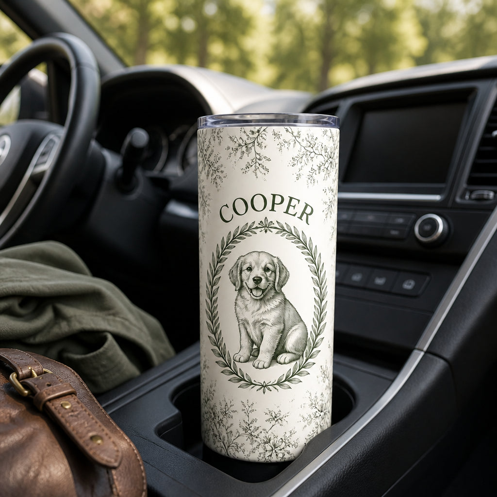 Toile Pet Name Cameo Tumbler - Personalized Tumbler 17f97666-8e8c-4fbf-aa52-d6b53880b3fb.jpg