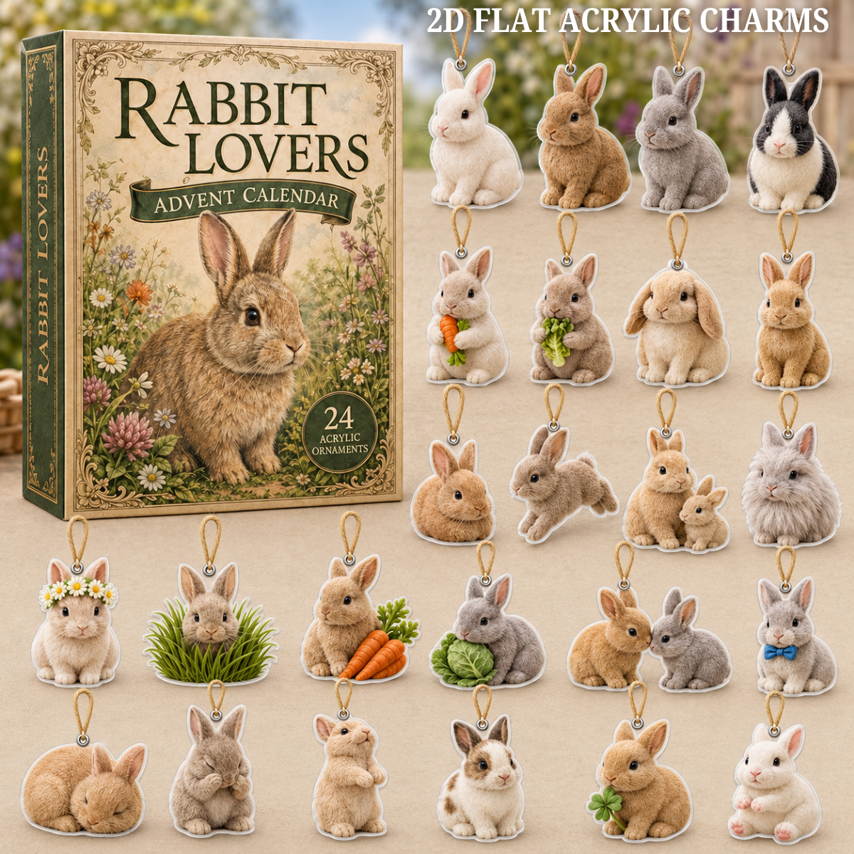 Rabbit Lovers Advent Calendar 2026 - 24-Day Festive Countdown, Acrylic Charms Blind Box - Gift For Farm Lovers 17fd686b-c484-496d-b35c-aba2d939b2de-rabbit-text.png