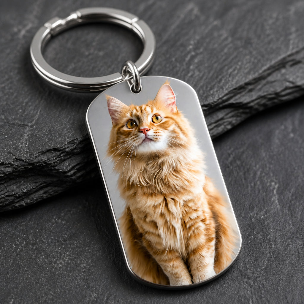 Pet Memorial Photo Keychain – “Don’t Cry For Me, I’m OK” – Custom Photo & Name - Personalized Stainless Steel Keychain 1810956c-70bd-48c2-919f-4c842b47dc27.jpg