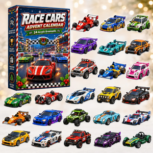 Race Cars Advent Calendar 2026 - 24-Day Festive Countdown, Acrylic Charms Blind Box 1831afc1-adc1-44a0-96f9-9c7b7e33b5a3--.png