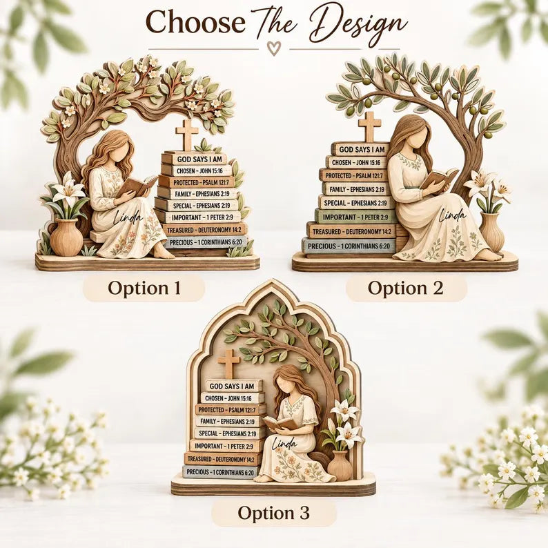 Custom Christian Wooden Table Block, Personalized Name Scripture Decor, Bible Reading Woman Gift, Faith Inspired Home Keepsake 1855549b-19e0-47e8-af63-7472cd6eda3e-gyuk7uy-6-.webp