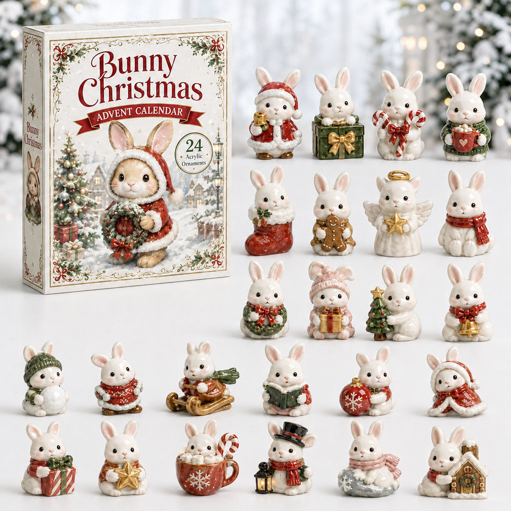 Bunny Christmas Advent Calendar 2026 - 24-Day Festive Countdown, Acrylic Charms Blind Box - Gift For Bunny Lovers 188575ab-c8de-4085-93c2-a6cece6132f8-bunny.jpg