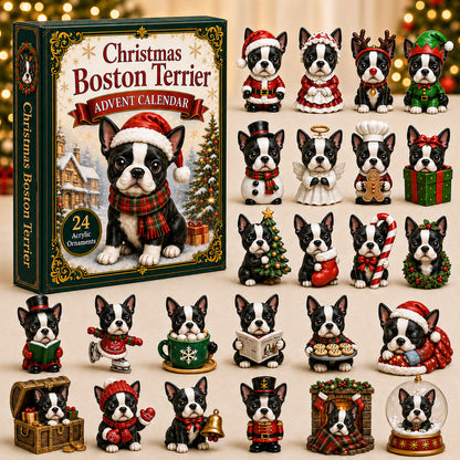 Christmas Boston Terrier Advent Calendar 2026 - 24-Day Festive Countdown, Acrylic Charms Blind Box - Gift For Boston Terrier Lovers 188b8285-457a-4145-8192-e11d017ff8db-christmas-boston-terrier.jpg