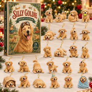Silly Goldie Advent Calendar 2026 - 24-Day Festive Countdown, Acrylic Charms Blind Box - Gift For Dog Lovers 188f9937-651e-4fc1-8e6a-5b5417484762-goldie-box-charms.png