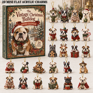 The Vintage Christmas Bulldog Advent Calendar 2026 - 24-Day Festive Countdown, Acrylic Charms Blind Box - Gift For Bulldog Lovers 189ba29f-7bf8-4315-aeab-0b3e1c3bfe8d-christmas-bulldog-text.png