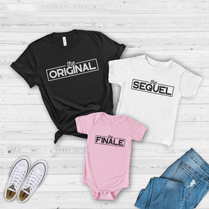 The Original - The Sequel - The Finale Daddy & Me Matching Shirts, Daughter Son Funny Shirts Gift for Father