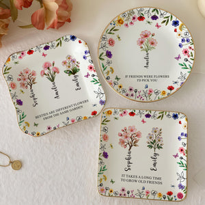 Personalized It Takes A Long Time To Grow An Old Friend Bestie Mother Of Pearl Jewelry Dish, Custom Best Friend Ring Dish, Birth Flower Dish 18a7a775-1aa7-4e14-b2a9-4213890d3164-8.jpg