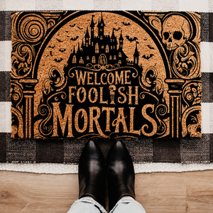 Welcome Foolish Mortals Doormat, Spooky Season, Halloween Mat, Halloween Decor, Welcome Doormat, Spooky Mat, Immortal Gifts, Front Door Mat 18aa0516-6a1b-48bc-a483-860f4b604d61-29e842fd-ebb2-4447-92ea-d42cb60a0c70.png