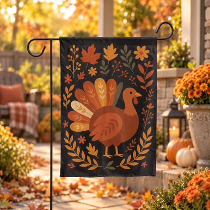 Thanksgiving Turkey Garden Flag, Fall Harvest Yard Decor, Autumn Outdoor Decoration, Rustic Farmhouse Thanksgiving Flag 18ab6d99-b7c8-4609-b701-e4007a17efb8-1d130be2-2050-4547-ba38-3b8e657e4598.png