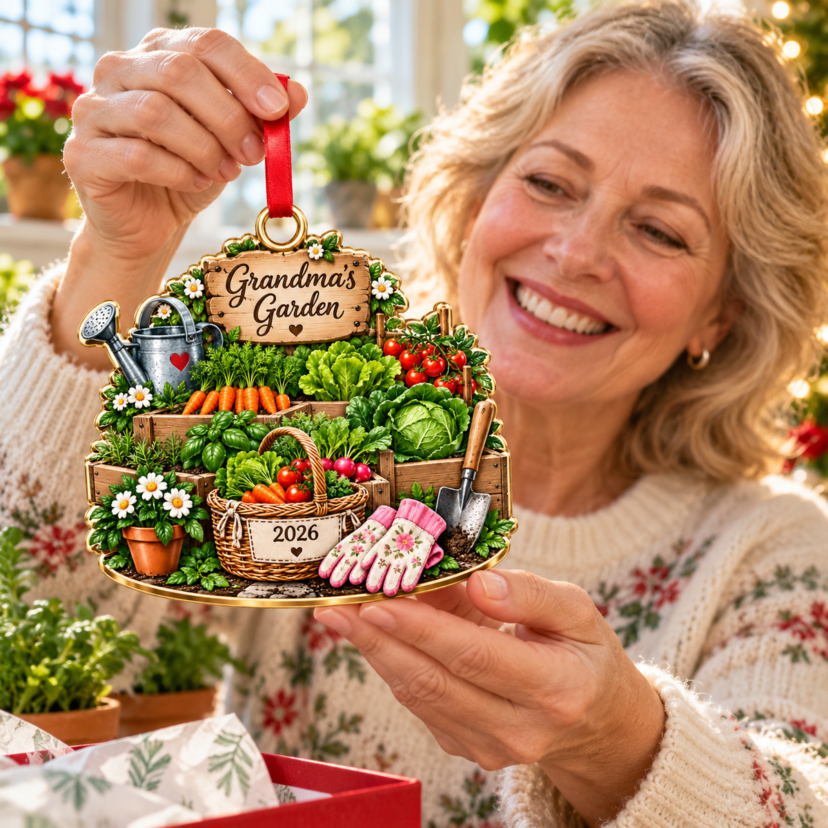 Personalized Grandma's Vegetable Garden Christmas Ornament – Custom Name & Year, Gardening Gift for Grandma, Vegetable Gardener Gift, Christmas Keepsake 18b29006-6f61-4d64-a109-e88ebba9f06d-Image-Oct-23-2026-03_52_23-PM-2.png