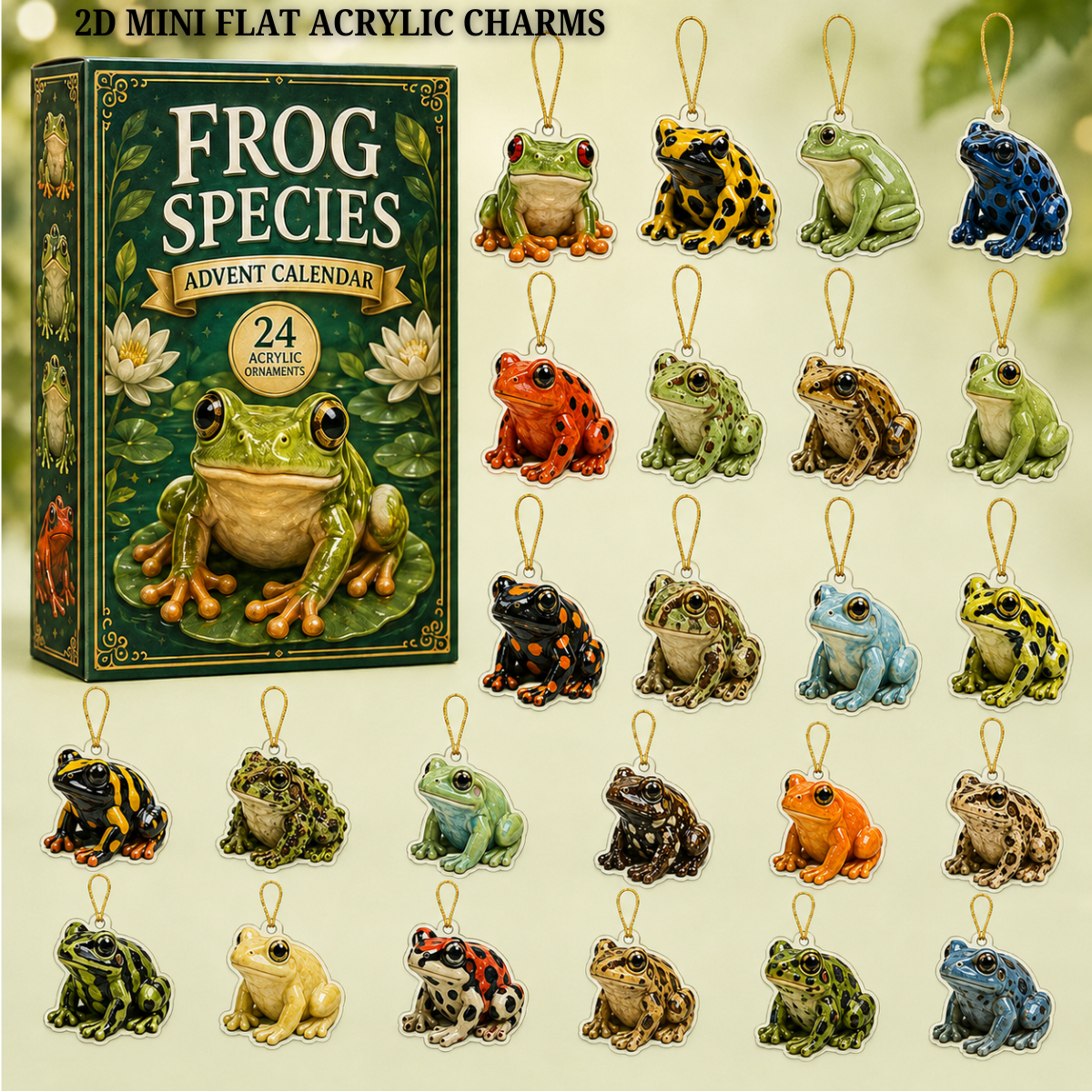 Wild Frog Advent Calendar 2026 - 24-Day Festive Countdown, Acrylic Charms Blind Box - Gift For Frog Lovers 18ce9615-1070-43d2-a9e2-6a8b956001d0-frog-box.png