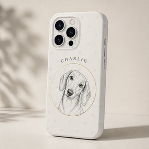 Custom Pet Sketch Phone Case with Name - Personalized Phonecase 18e74bb4-4b00-474d-a004-806634d5f54b.jpg
