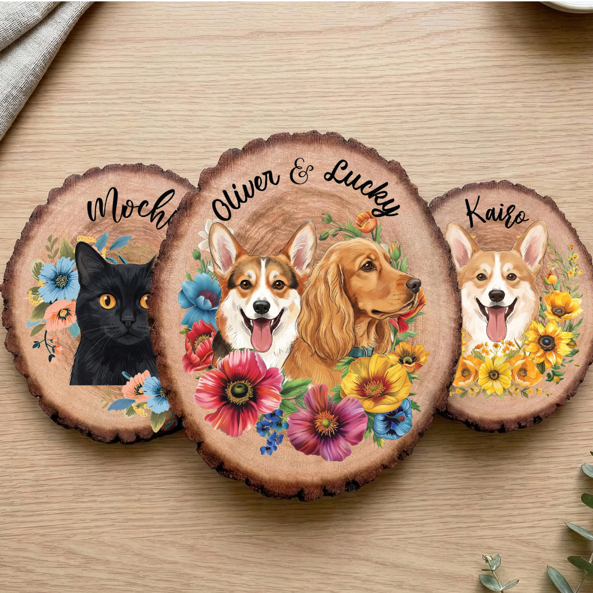 Custom Pet Portrait Wooden Sign, Pet Memorial Gift for Pet Lovers, Pet Photo Wall Art, Pet Loss Sympathy Gift for Pet Owners, Cat Dog Gift 18f091b0-83e3-4fcd-93a5-1bf66d2259ec-6.png