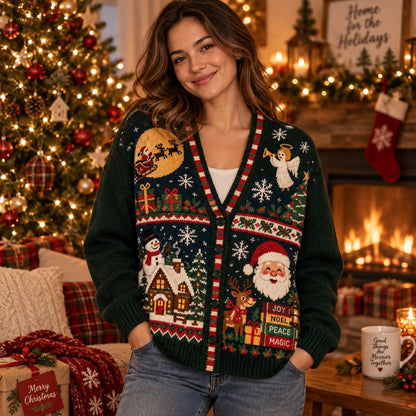 Cozy Christmas Cardigan Vintage Ugly Holiday Green Outerwear 18f3a242-a096-4f27-8112-94a546327480-1.jpg