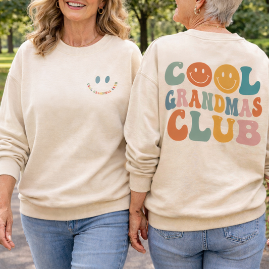 Cool Grandmas Club Sweatshirt, Grandma Gift, Gift For Grandma, Promoted To Grandma, Grandma Shirt