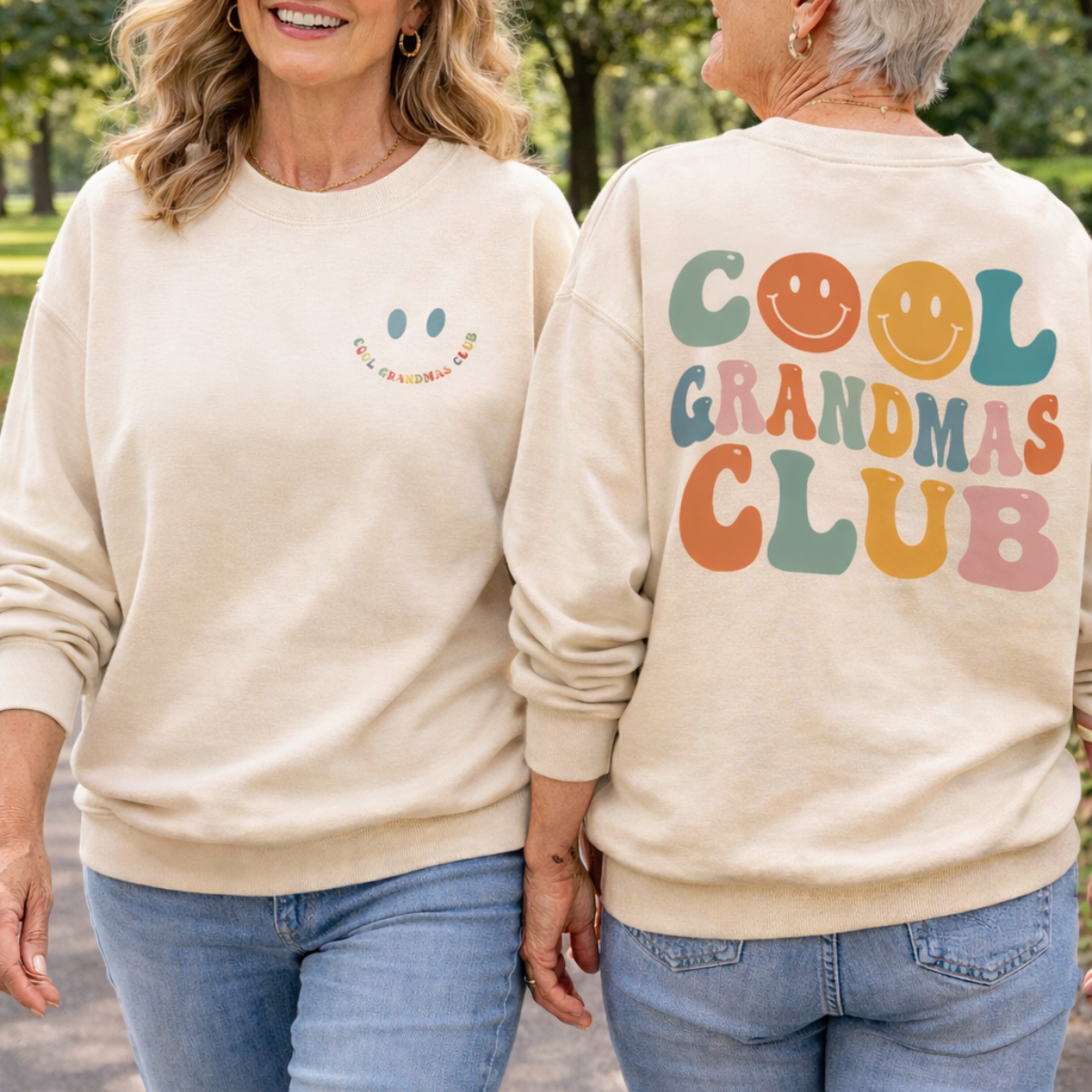 Cool Grandmas Club Sweatshirt, Grandma Gift, Gift For Grandma, Promoted To Grandma, Grandma Shirt