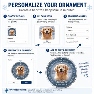 Forever Loved Pet Memorial Crystal Ornament - Personalized Crystal Ornament 190e66cd-5d5e-4e8c-9212-6c5b4b6f0b5b.jpg