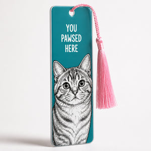 You Pawsed Here Custom Pet Portrait Acrylic Bookmark - Personalized Acrylic Bookmark 19306e58-ab53-4f76-9003-266434b99182.jpg
