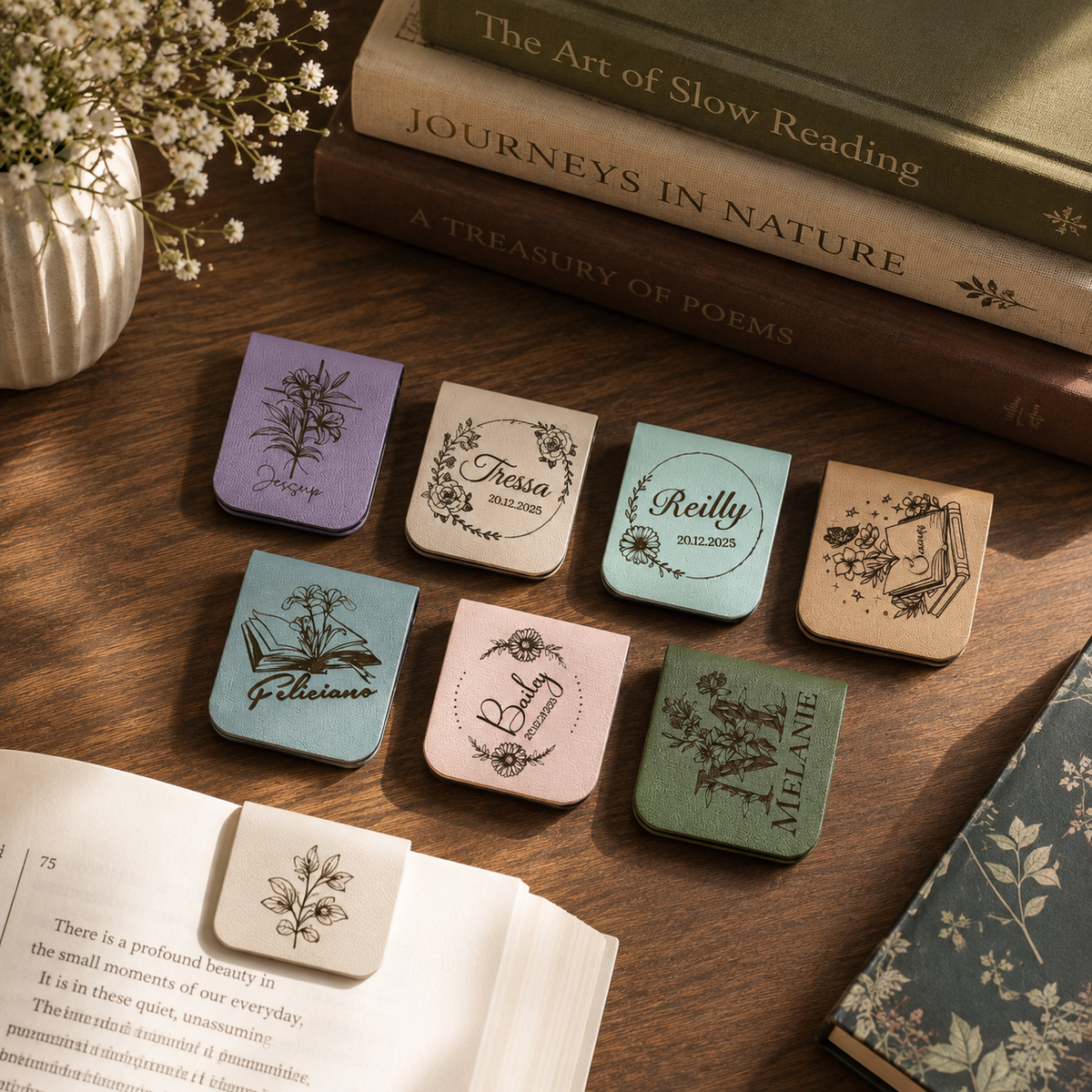 Personalized Leather Bookmark, Gifts for Readers, Bridesmaid Gifts, Bridal Party Gifts, Wedding Gift 193a5046-dcca-4967-b094-ee17695bf318-banner-2.png