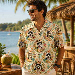 Custom Pet Face Tropical Medallion Hawaiian Shirt - Personalized Hawaiian Shirt 194218be-13da-43ff-bc02-b467b0dd1642.jpg