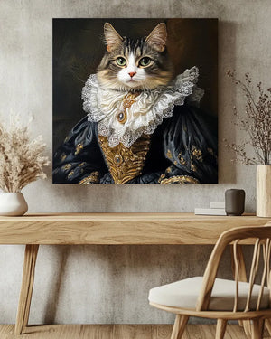 Custom Royal Cat Portrait, Renaissance Cat Painting, Pet Lovers Gift, Royal Pet Portrait, Pet Portrait gift, Animal Painting, Wall Decor 196c2db5-5eee-4038-916f-2685a58a4150-ghghghrty.webp