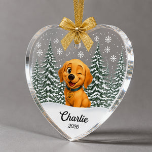 Personalized Dog Name & Year Transparent Acrylic Ornament – Holiday Wreath - Personalized Transparent Acrylic Ornament 198fe6ea-8219-4cc4-b700-d5702c2e6580.jpg