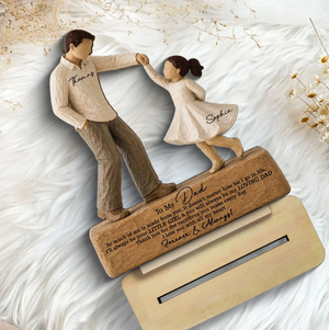 I Will Always Be Your Little Girl Father & Daughter Dancing - Personalized Wooden Plaque For Dad From Daughter