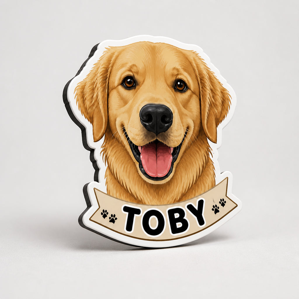 Custom Pet Head Name Magnet – Photo to Art - Personalized Custom Shape Fridge Magnet 19c0eb62-348e-4189-a6f0-43a102b88215.jpg