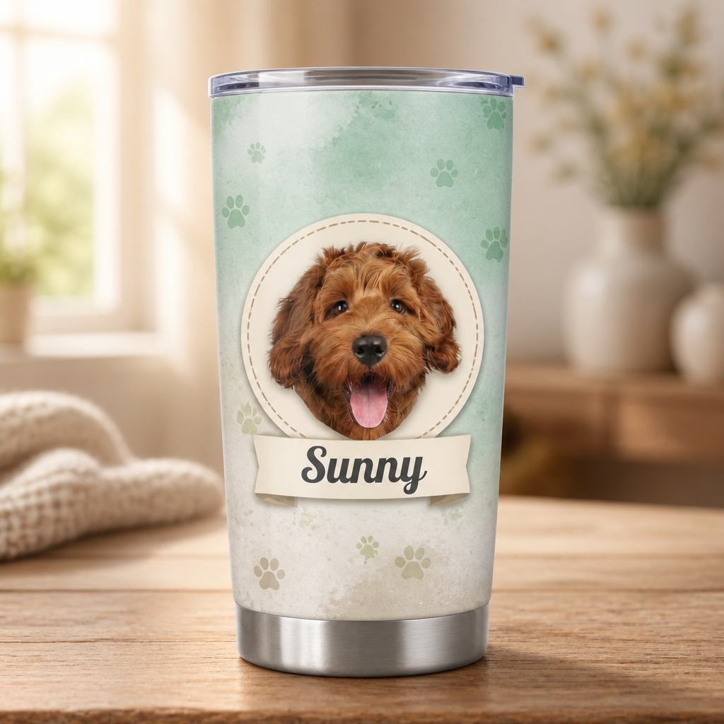 Custom Pet Photo + Name Watercolor Paw Tumbler - Personalized Tumbler 19dbb01f-1bdc-4108-b036-4f1700fca8bb.png