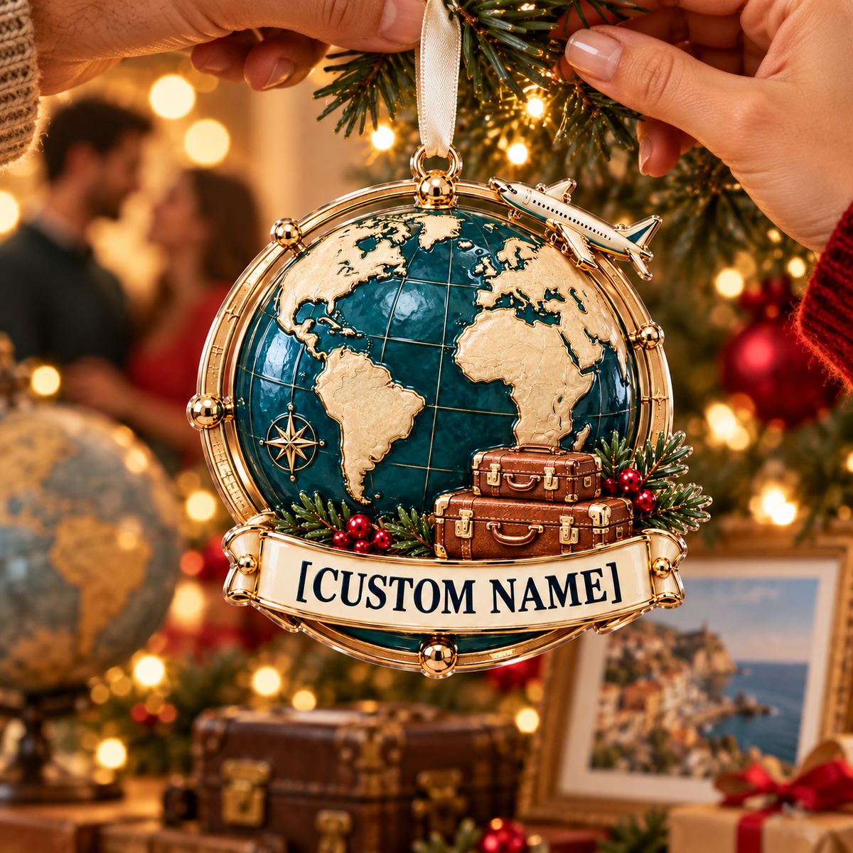 Personalized Travel Globe Christmas Ornament – Custom Name, Airplane & Suitcases, Gift for Travelers 19df0844-3c0a-46ad-9dff-7ca4796a2492-Image-Sep-29-2026-02_25_20-PM-4.png