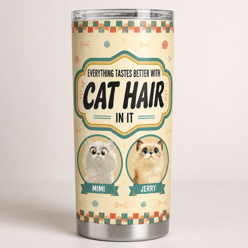 Retro Cat Hair Personalized Pet Tumbler - Personalized Tumbler 19e67f57-a036-4139-953a-8434b40ff227.jpg